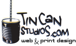 Tin Can Studios - Website Design and Graphic Design